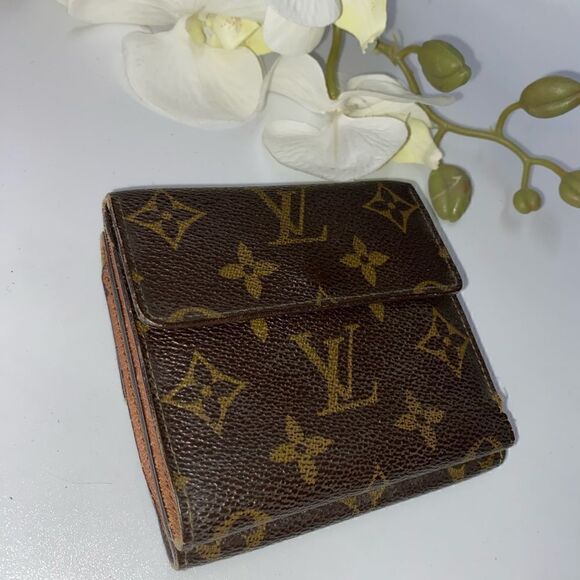 Authentic Louis Vuitton Elise Compact Wallet - Picture 1 of 12